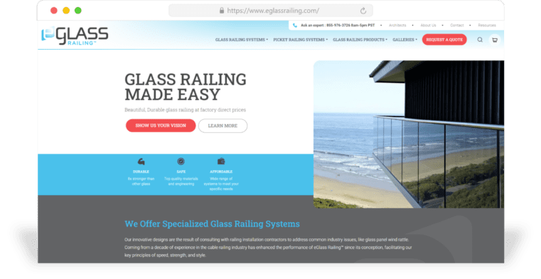 glass railing company