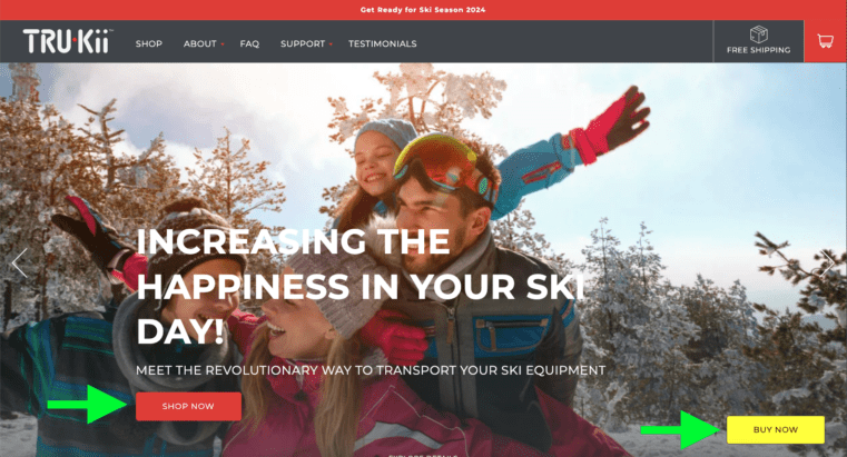 skiing equipment vendor company