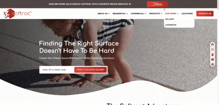 rubber surfacing company