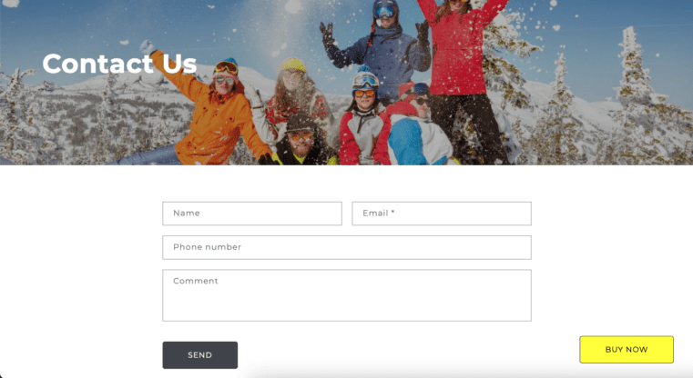 skiing equipment vendor