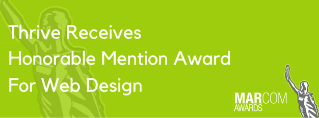 MARCOM Honarable Mention For Web Design
