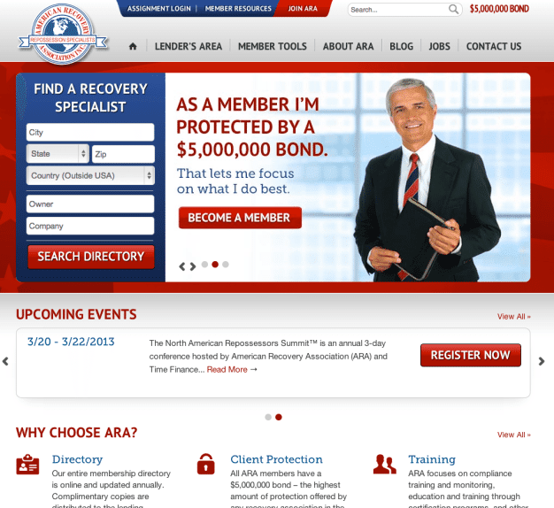 American Recovery Association Website